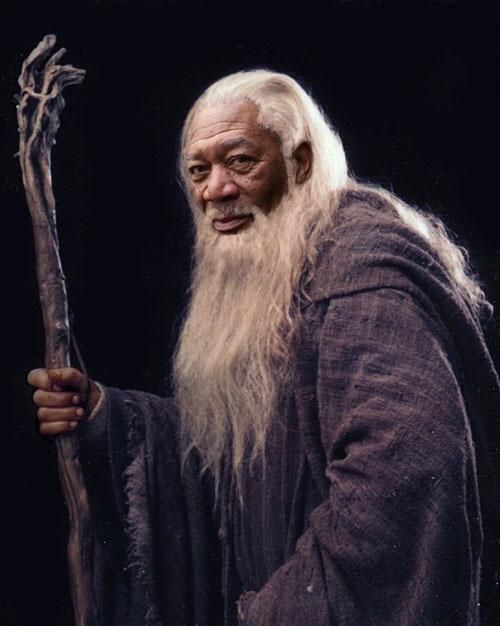 I looked up Gandalf the black wasn't disappointed