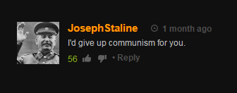 When you'd give up communism for her