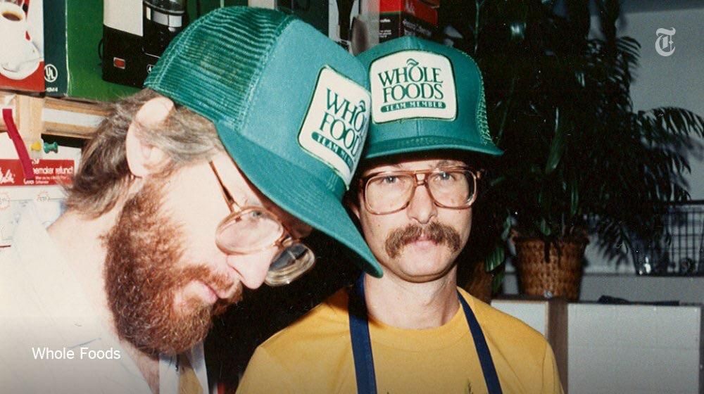 The founders of Whole Foods look like modern day hipster who would shop there.