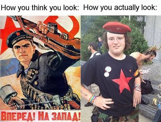 When someone defends communism online