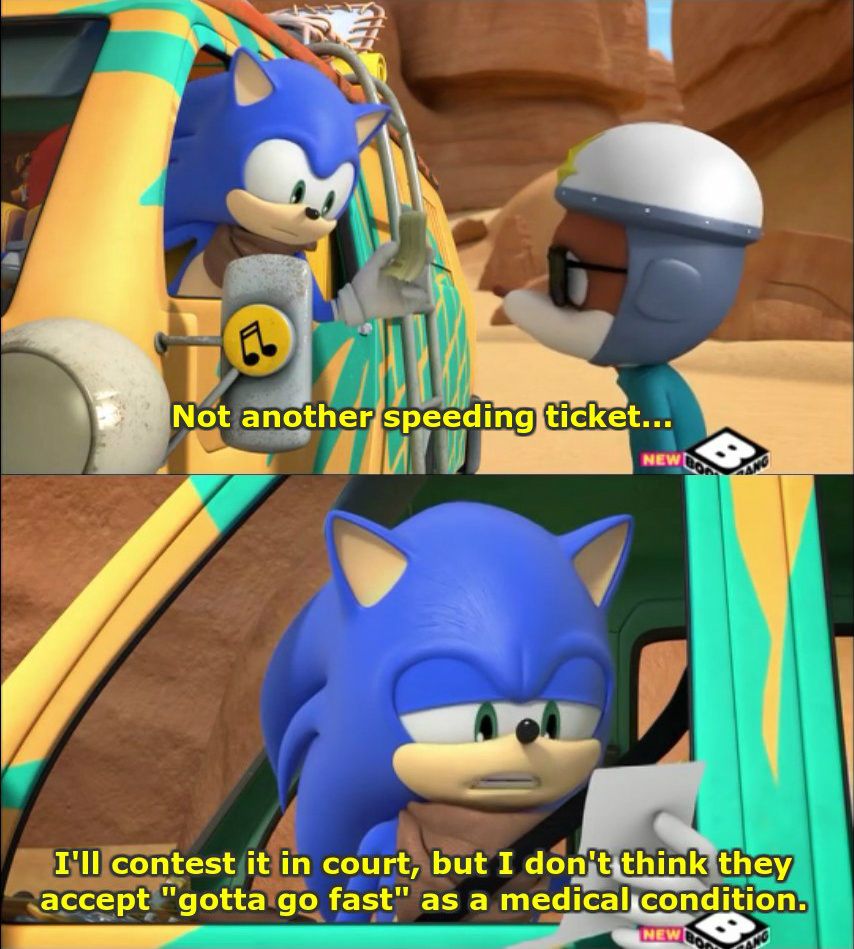 So fast...