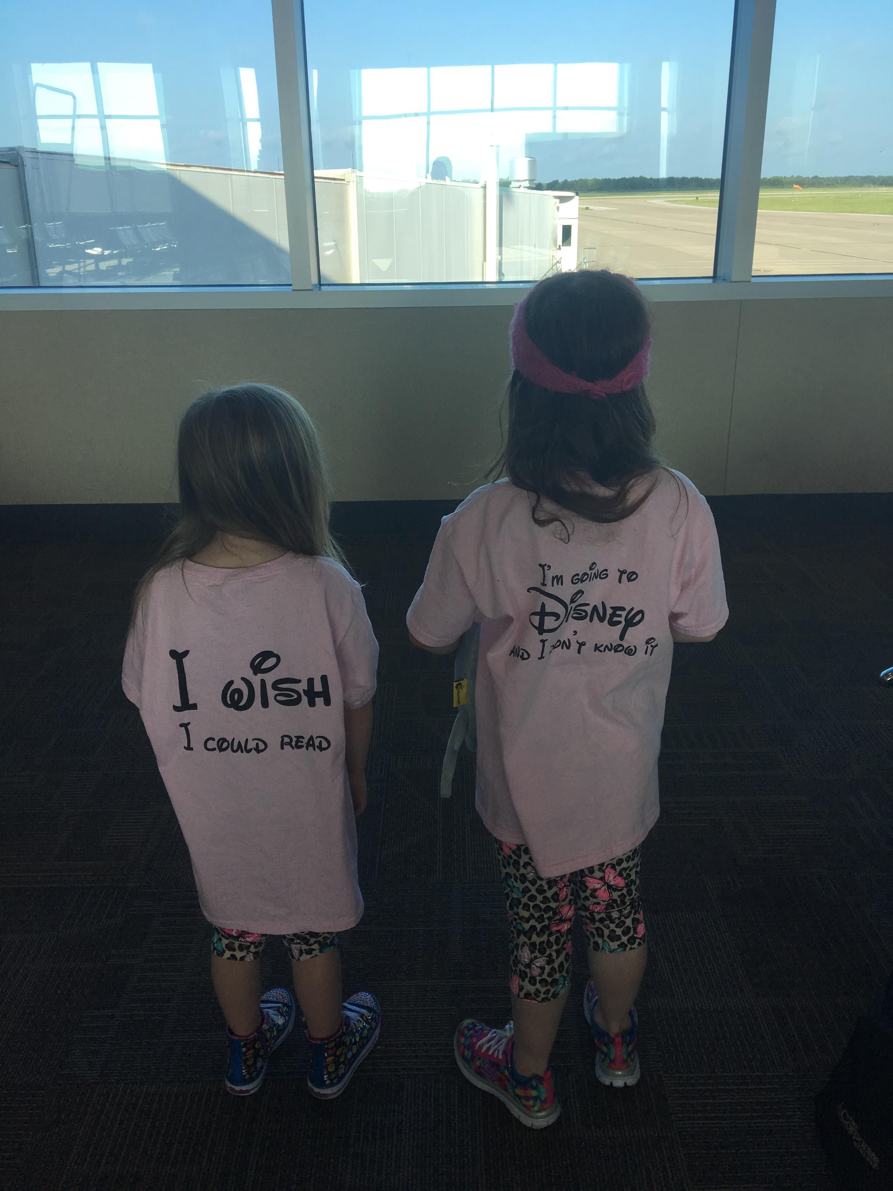On their way to Disney...and they don't know it. Lol
