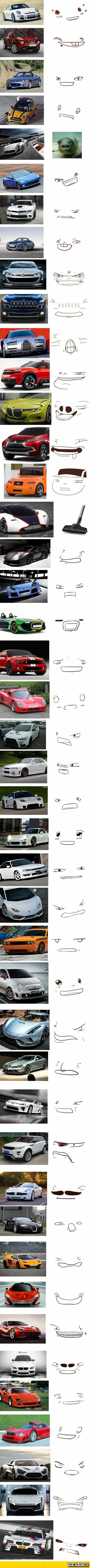 Car faces