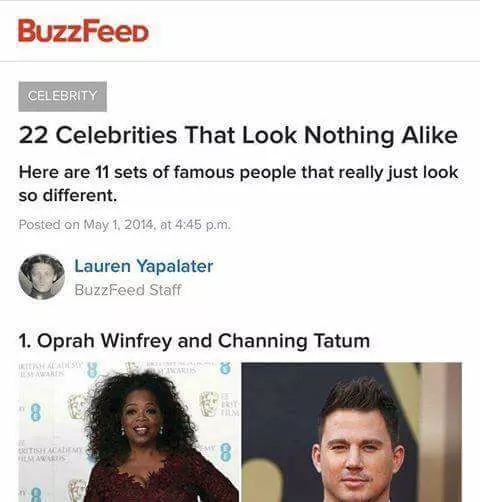 Boy, buzzfeed is really running out of ideas.
