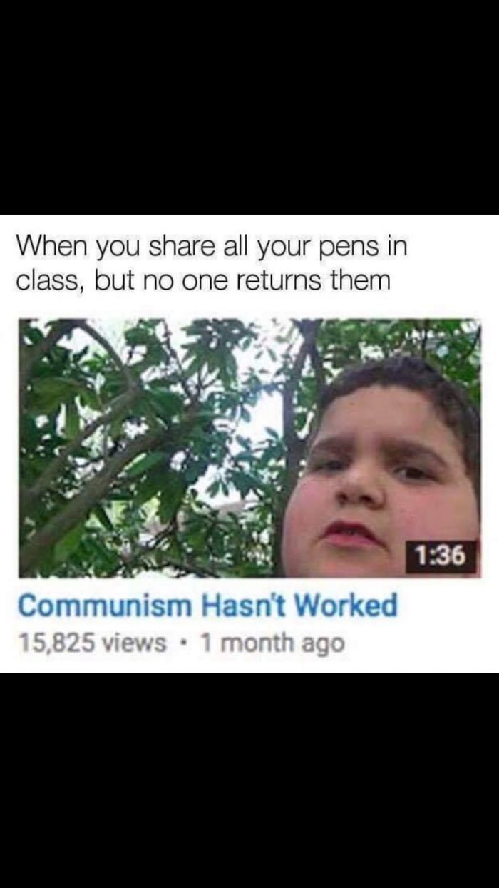 it wasn't real communism, lets try again