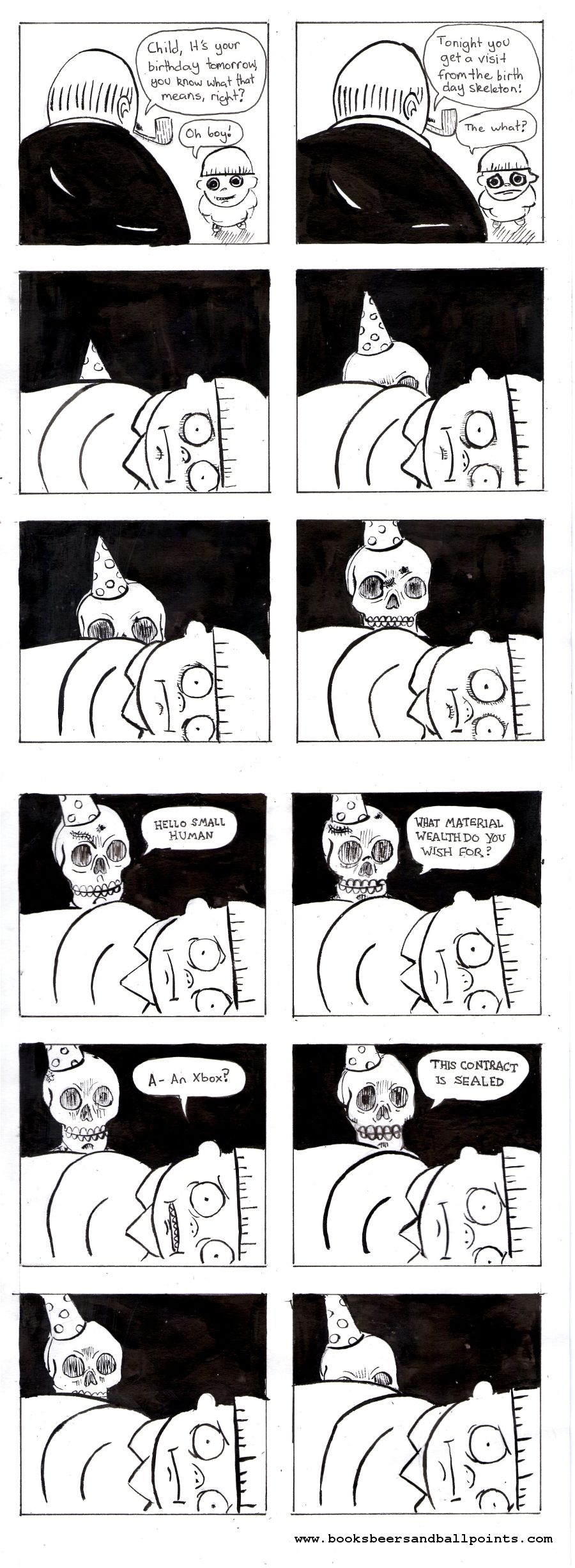 I wish whitebones would visit me