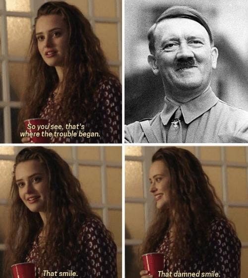 that damned smile...