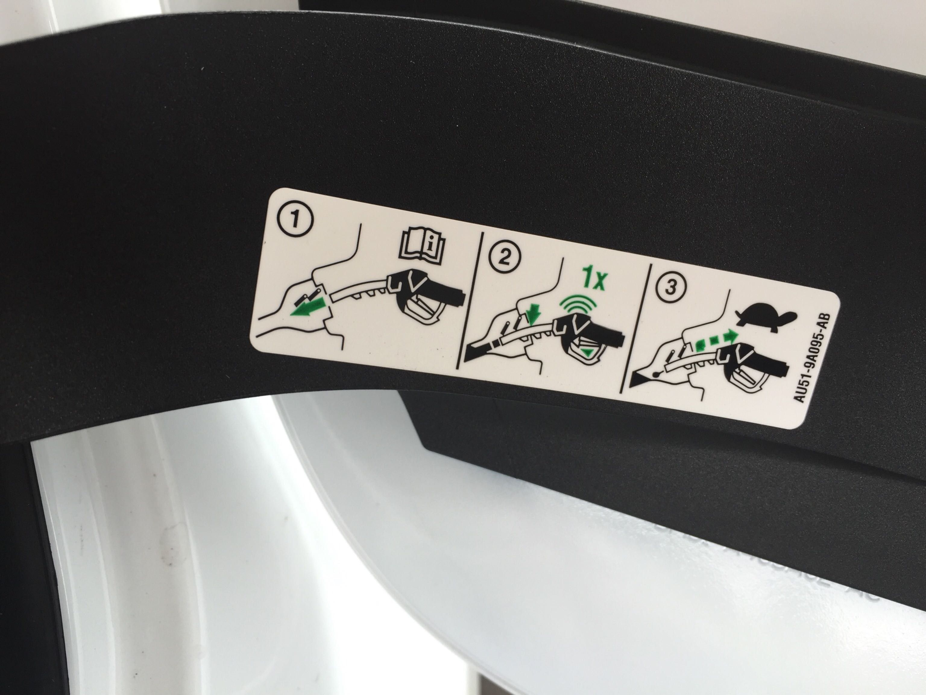 Found on my rental car - 1. Get gas 2. Shake once 3. Receive turtle