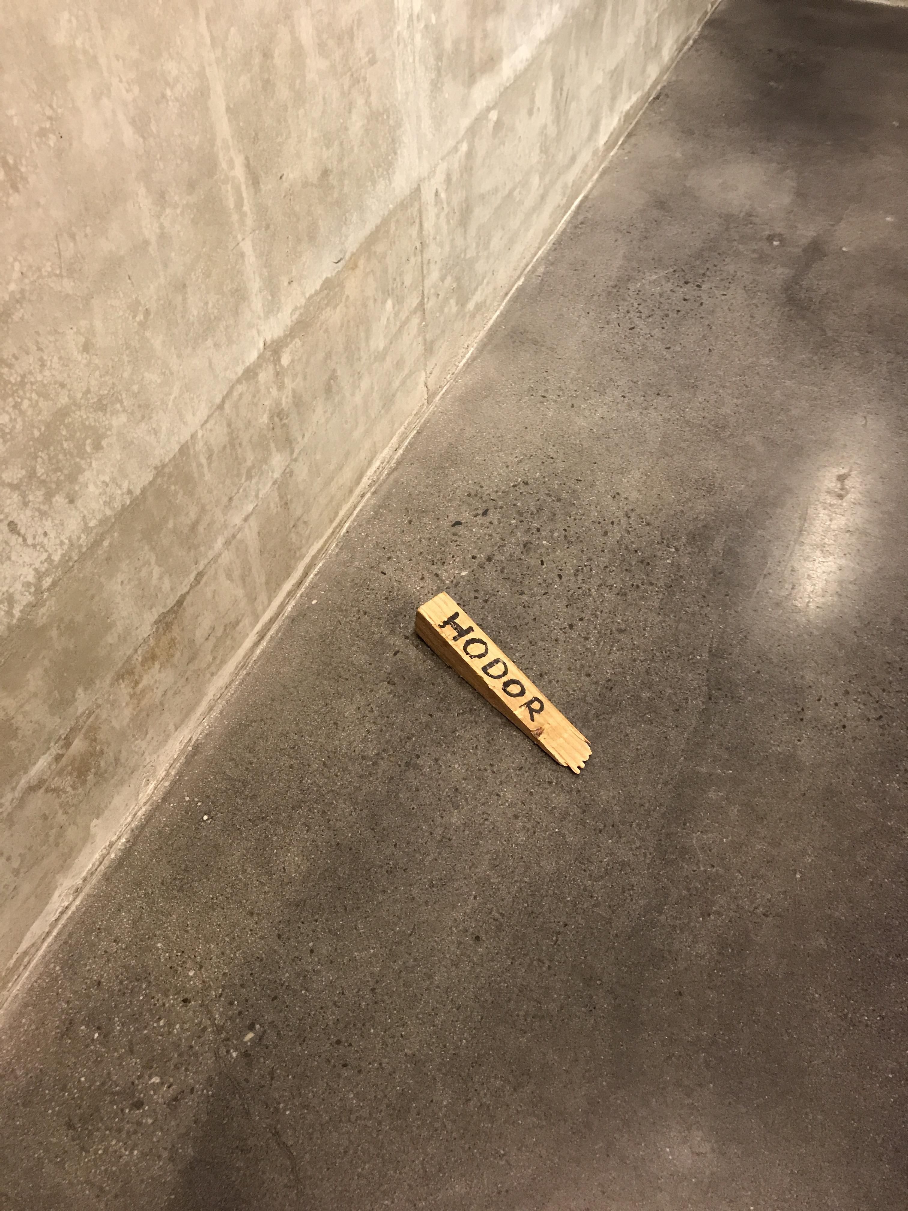 Found this doorstop in the lobby of my building.