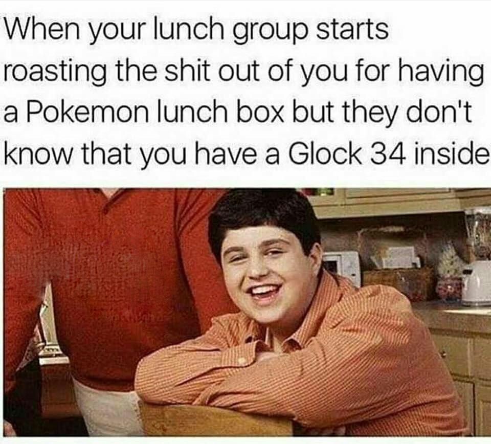 Gonna catch them all with my glock