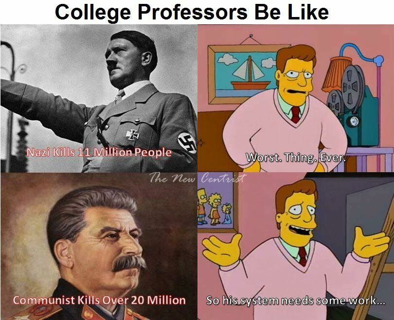 Retarded professors create retarded students