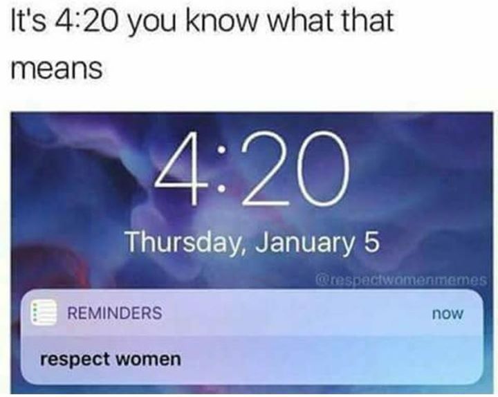 When it's that time of the day