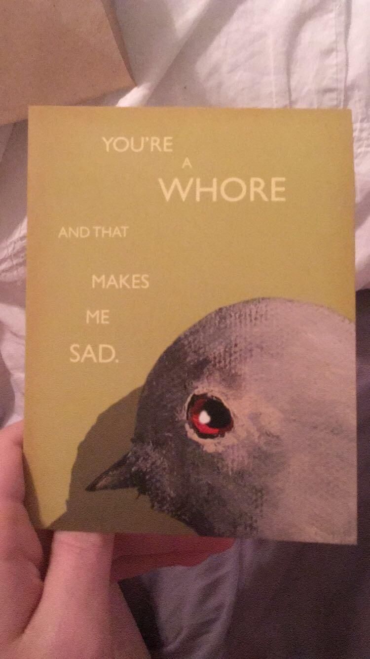 Obtained this wonderful card after my sister found out I was on Tinder