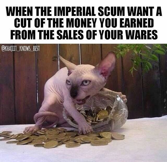 F*****g greedy imperials