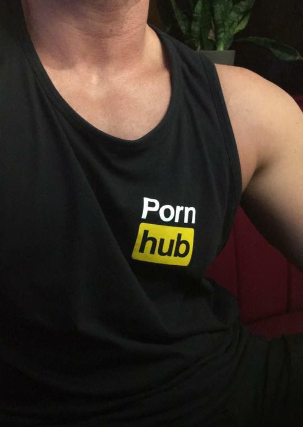 That time a guy wore a Porn Hub tank top to our first date.