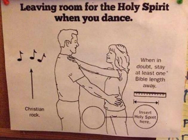 Leaving room for the Holy Spirit when you dance.