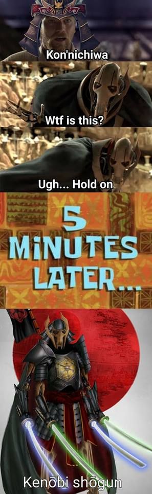Stars wars meme or animu shitpost ... Why not both ?