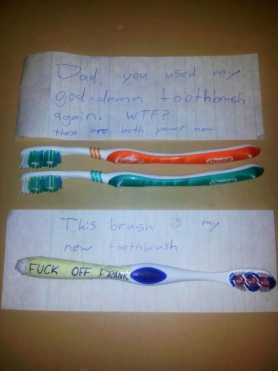 My new toothbrush