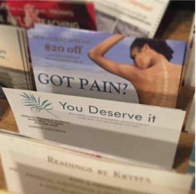 The gift of eternal pain