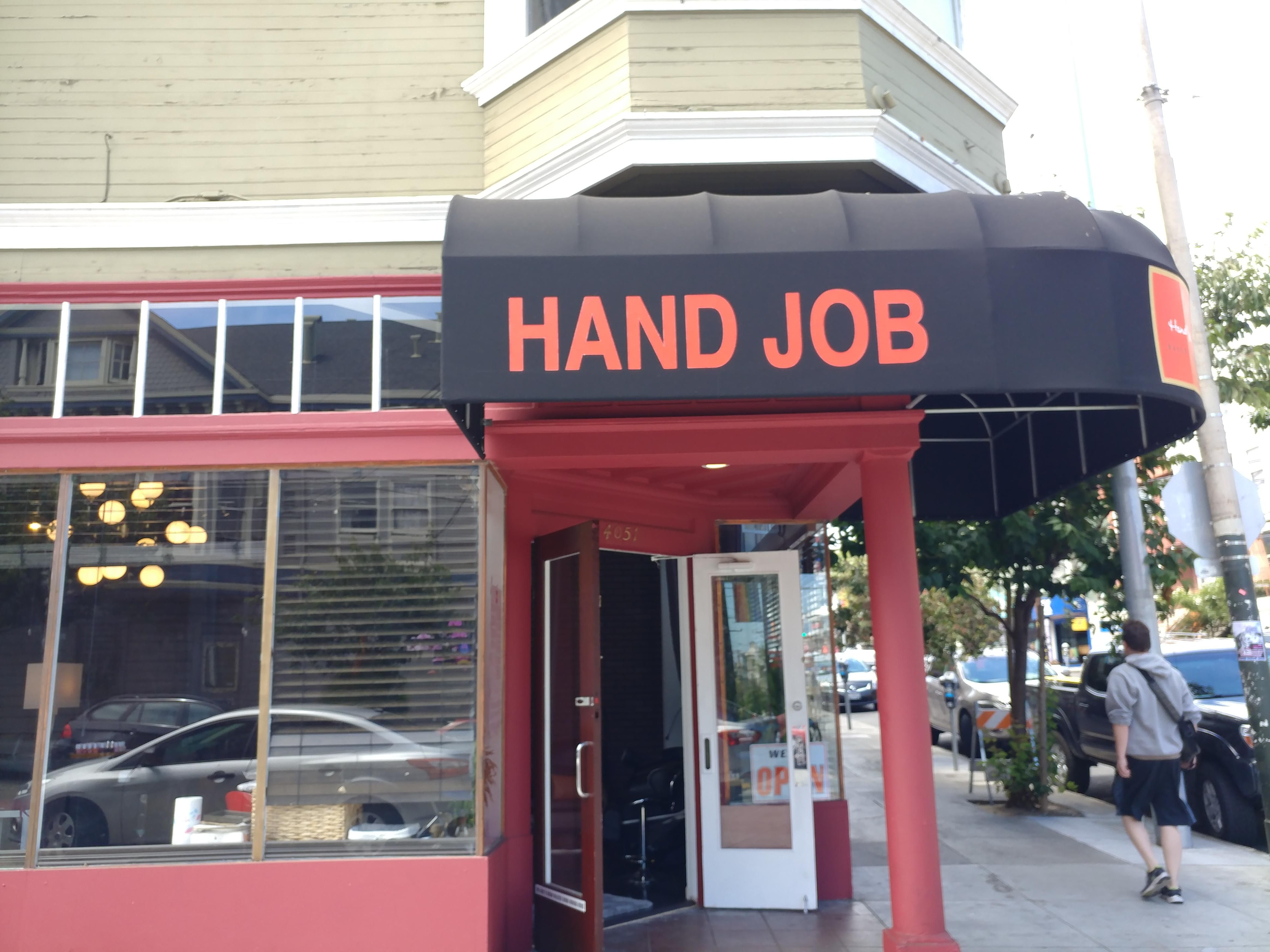 This is a real nail salon in SF