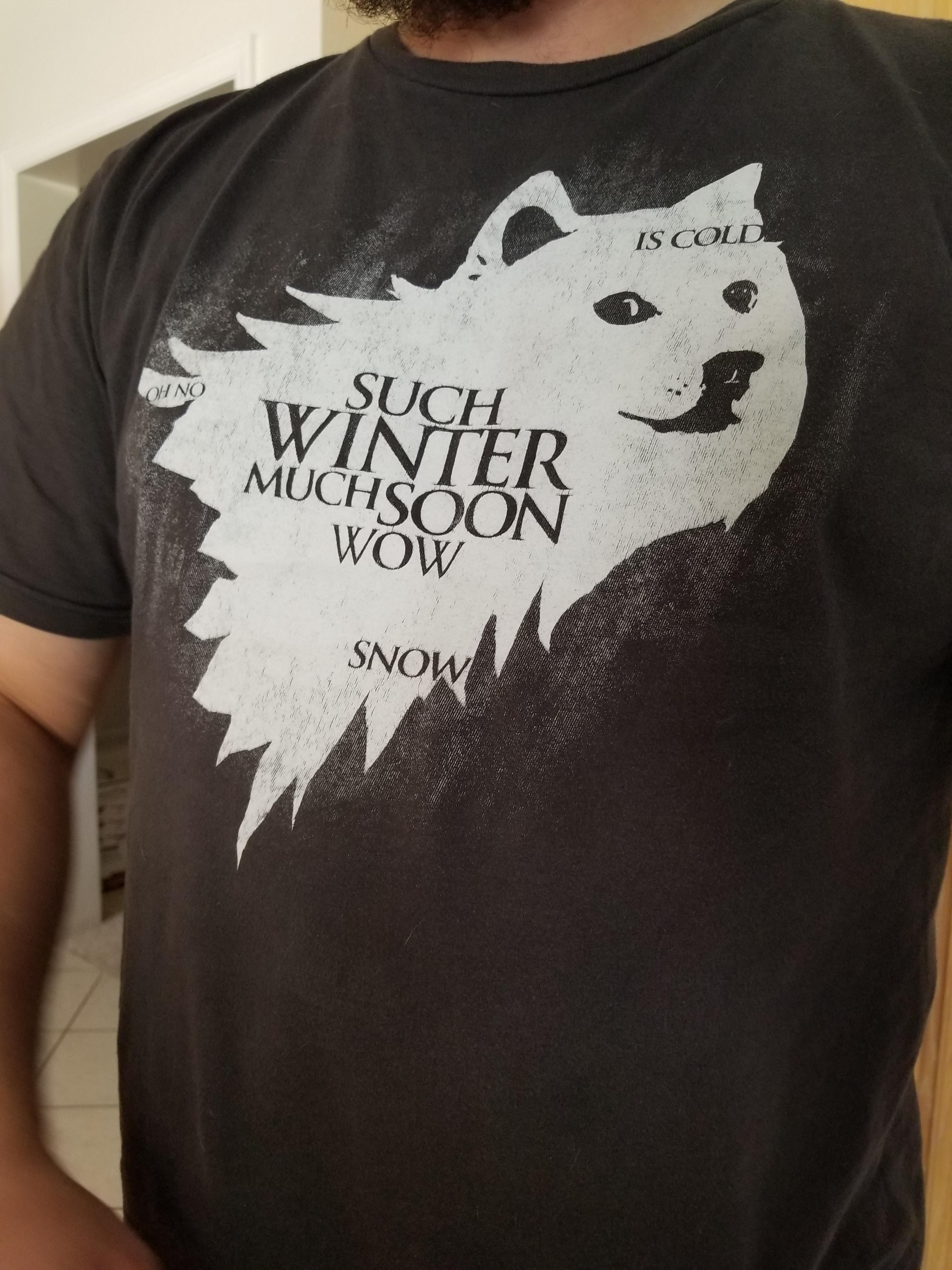 My friend wore this shirt to our GoT party today.
