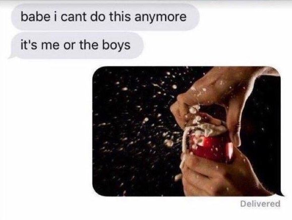 only true boys would make this sacrifice