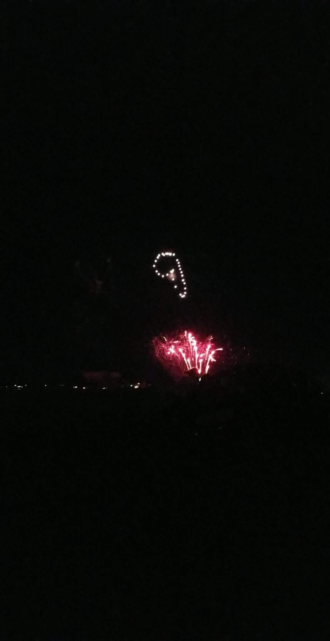 Town had heart shaped fireworks for an event tonight but they were all upside down so it looked like penises all over the sky.