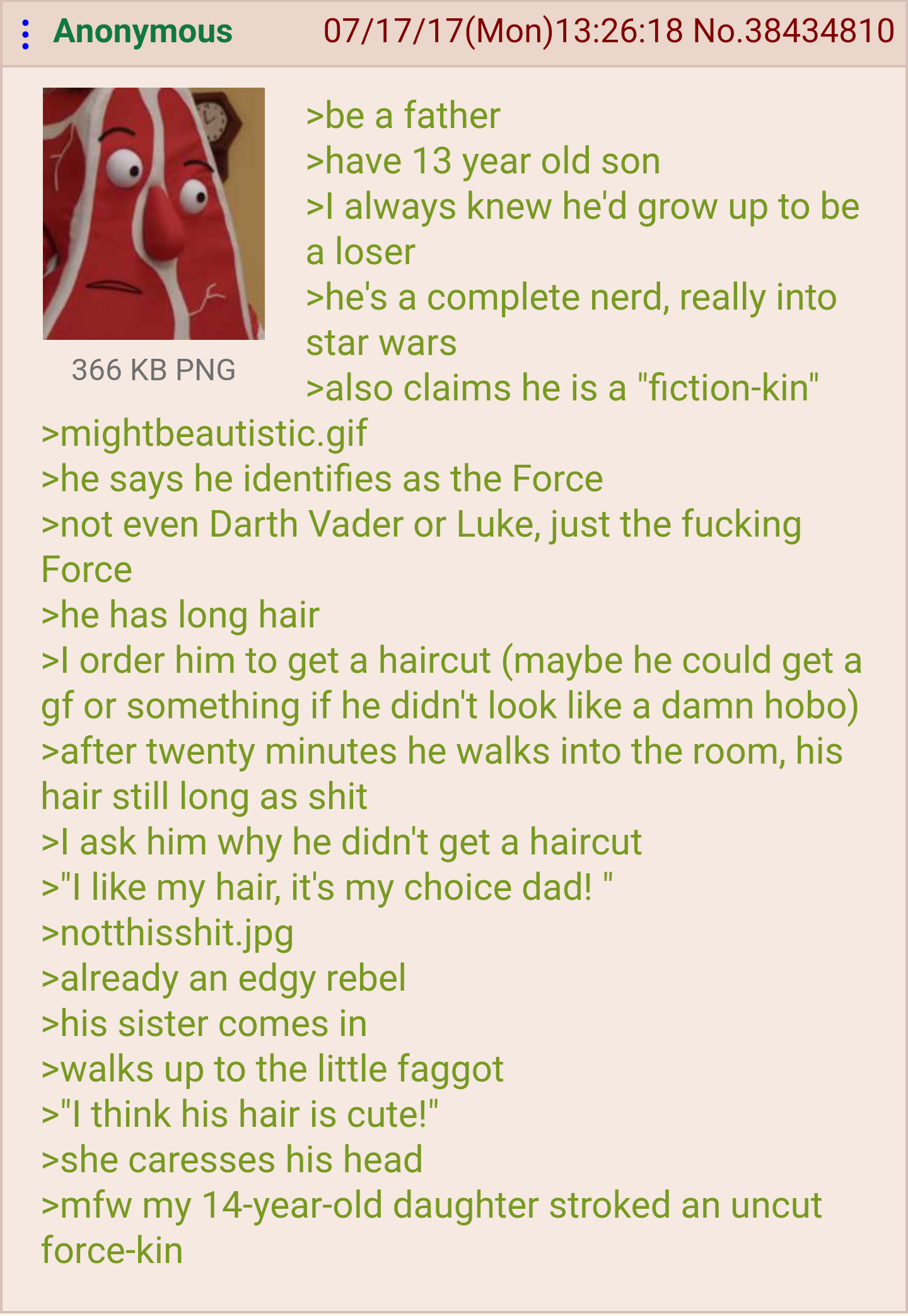 Robot is disappointed in his son.