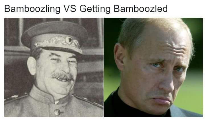 I never get bamboozled tho
