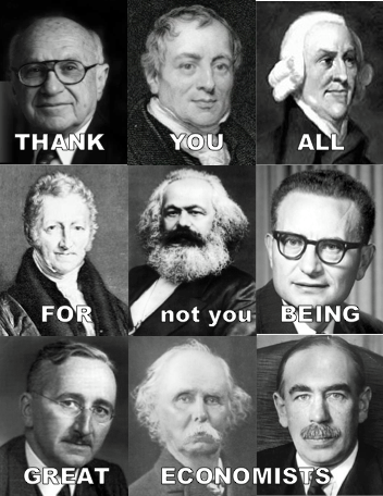Hayek was smart, Keynes was good. Who cares about economy when you have no food