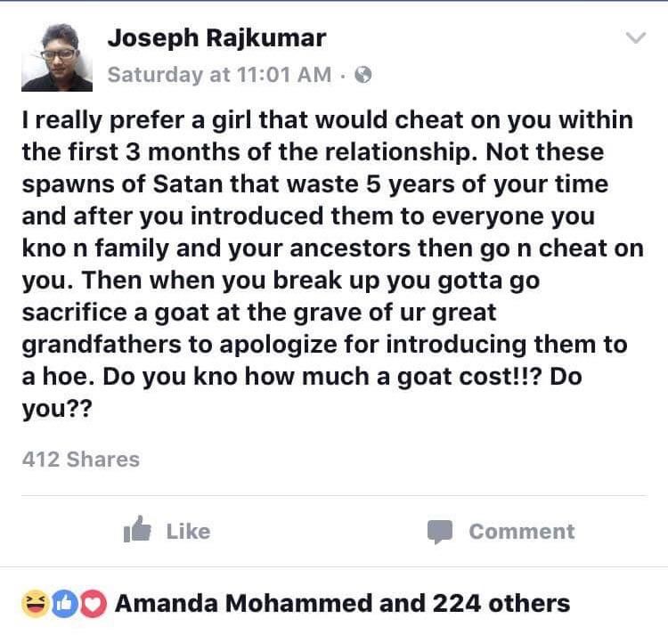 Do you know how much a goat cost!!?