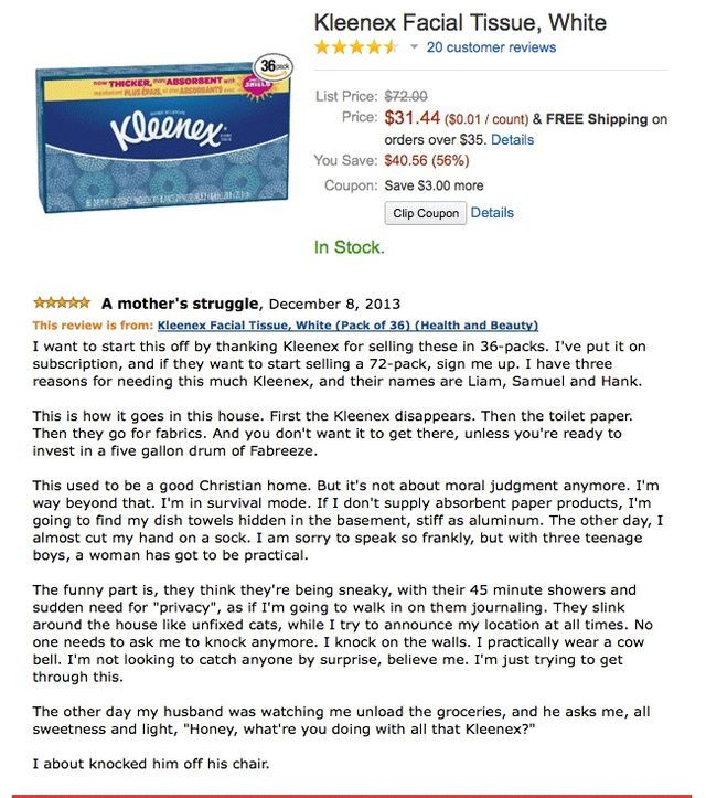 Kleenex review from a Christian mom
