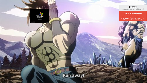 Jopost version. RUN WINDOWS RUN!