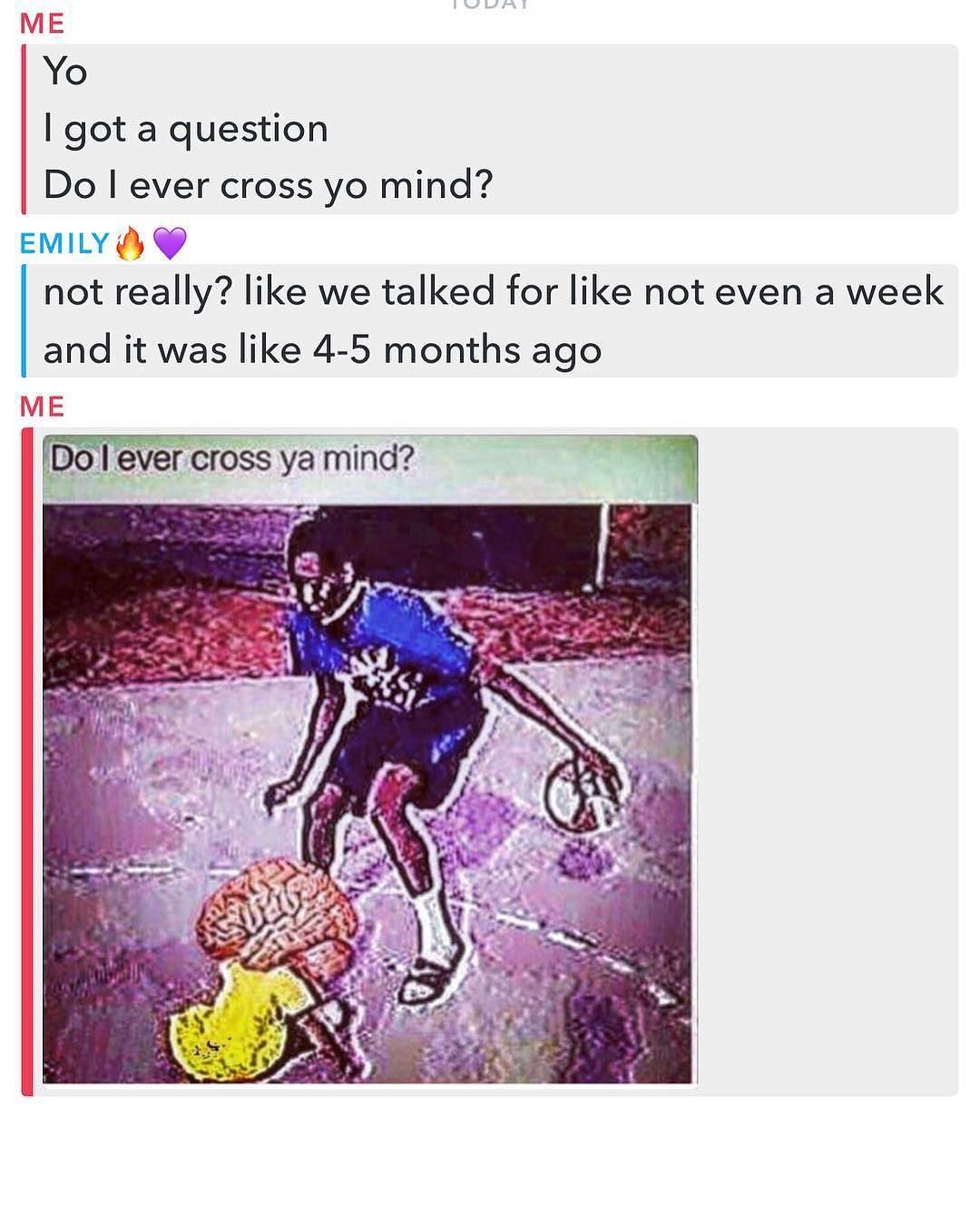 I cross minds of the people