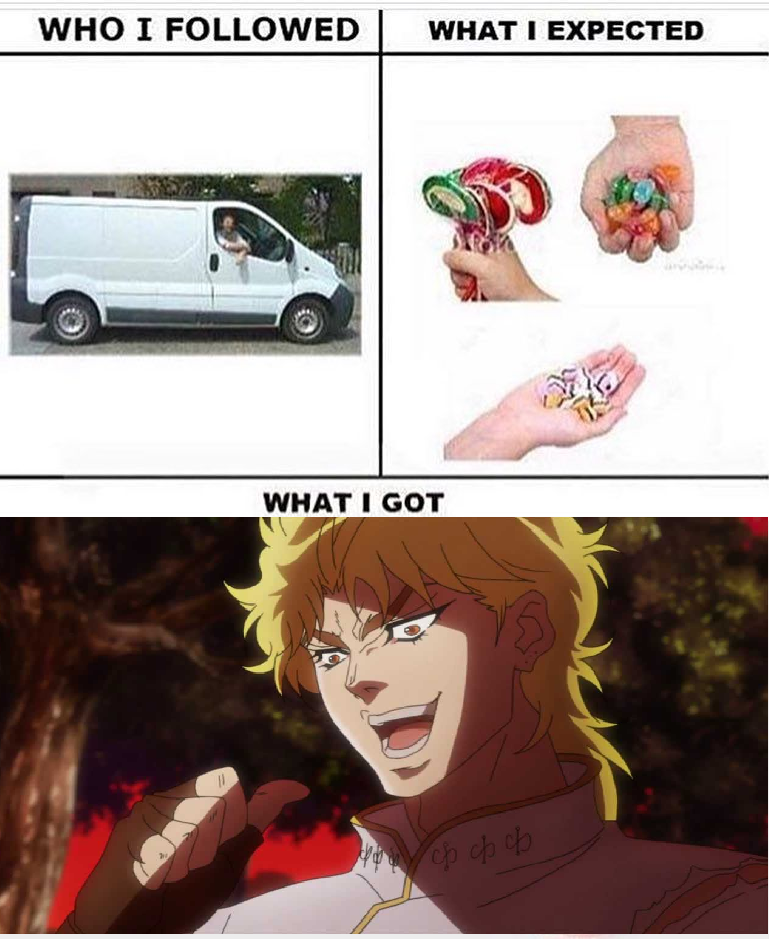 You were expecting a pedo, but it was