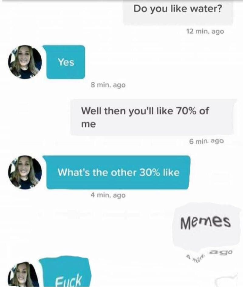 How to make that 70% water 80%