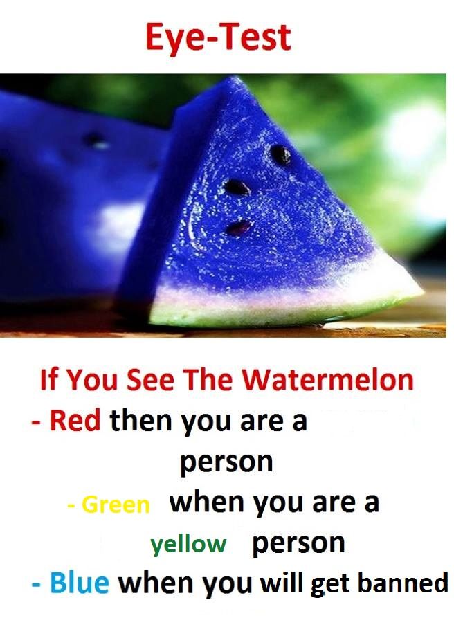 Actually an eye test that works...