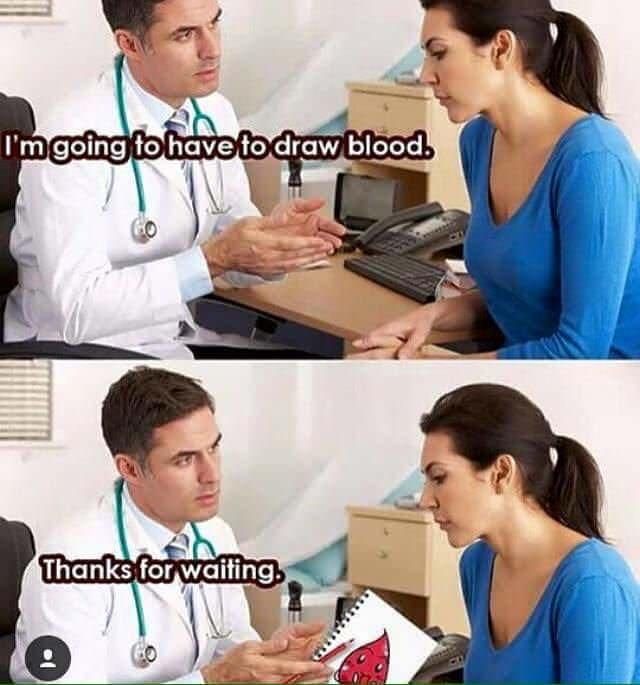 Drawing blood