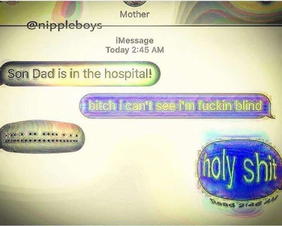 he blind