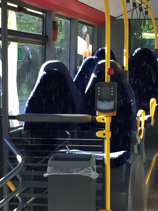 Thought the bus was full of women in niqabs until I put my glasses on.
