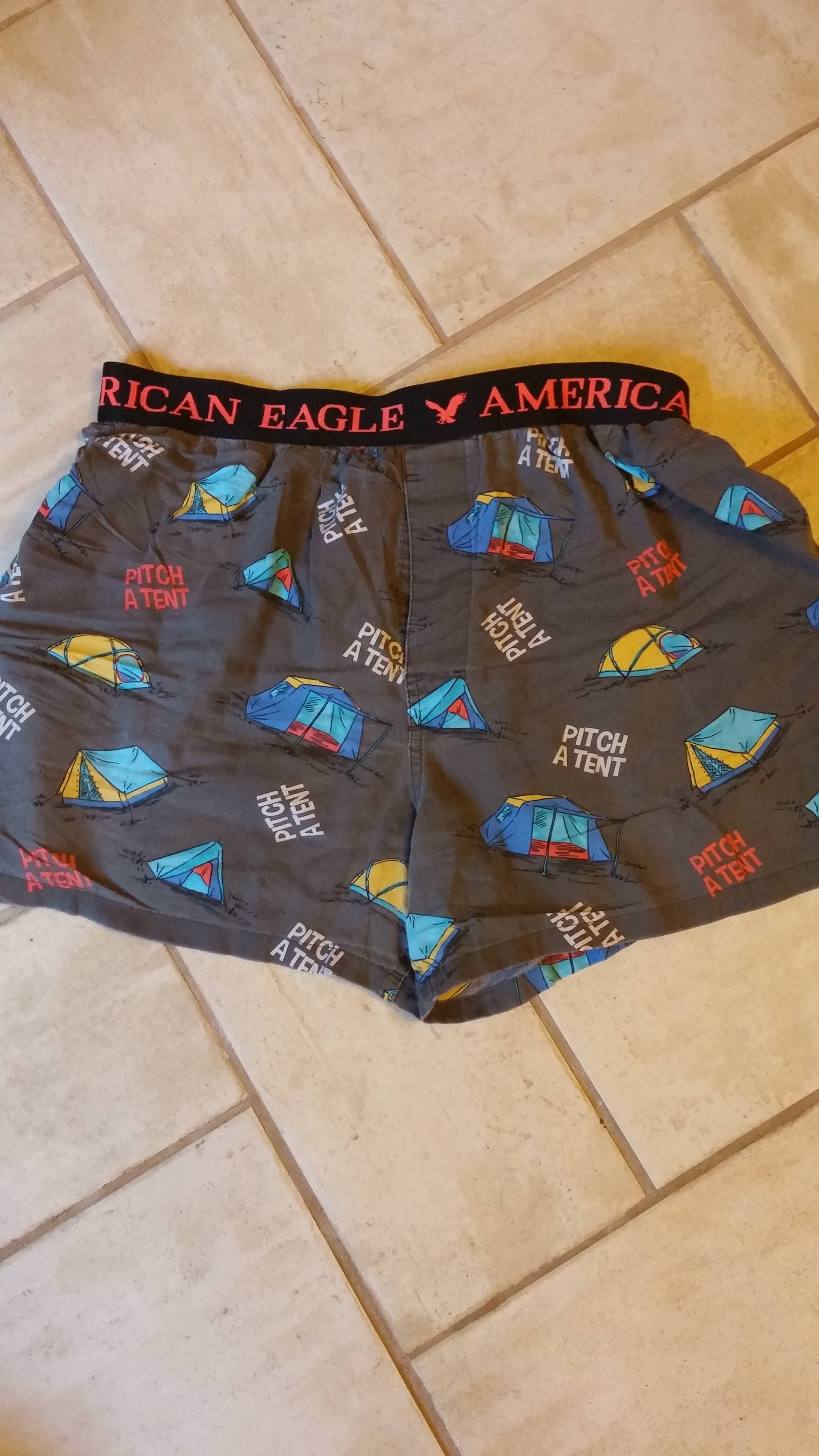 My French mom got me these boxers because she said she knows I love camping.