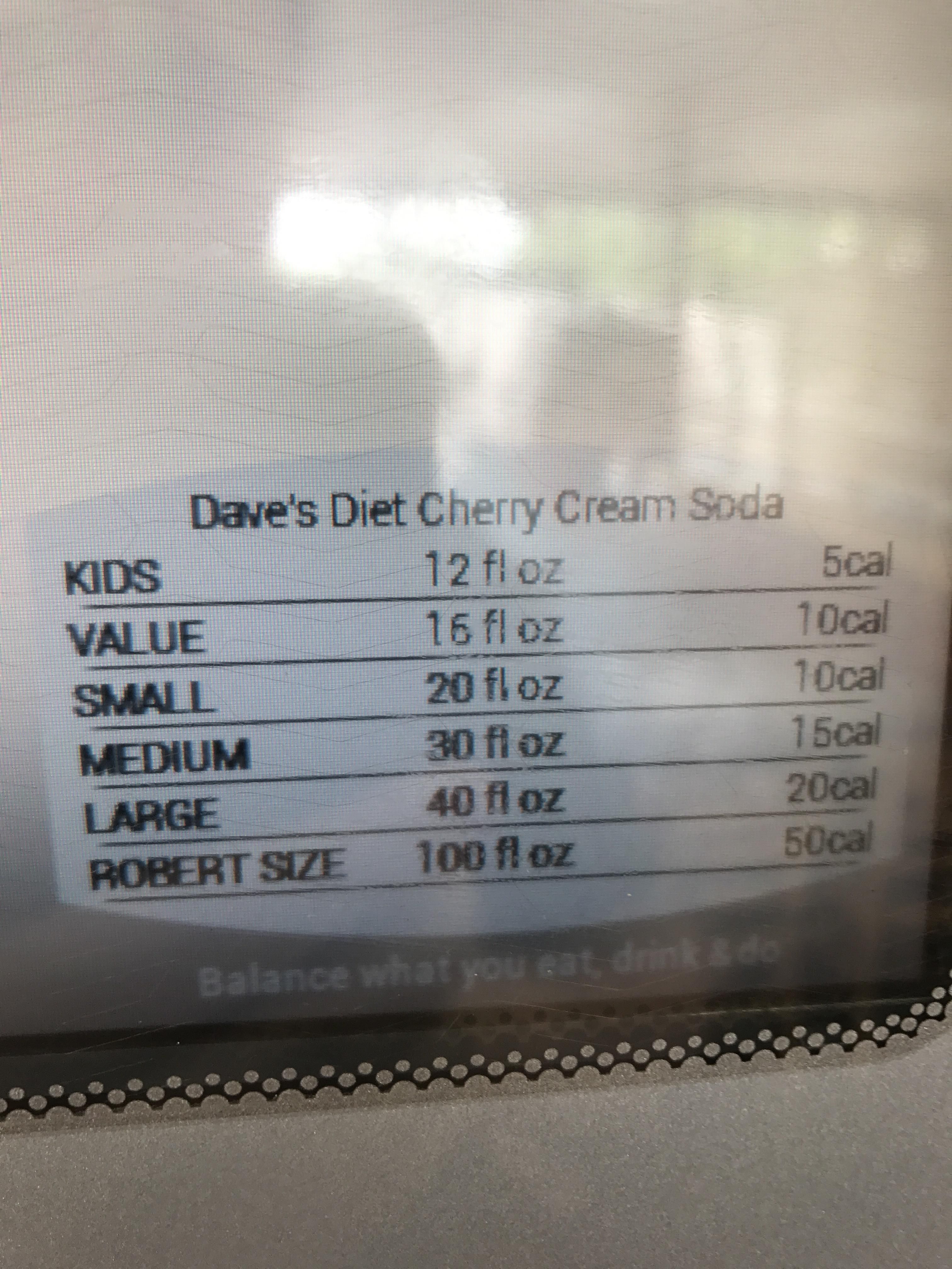 Who is Robert and why does he have his own soda size at my local Wendy's?
