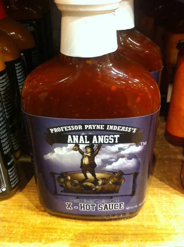 The best hot sauce name I've ever seen.