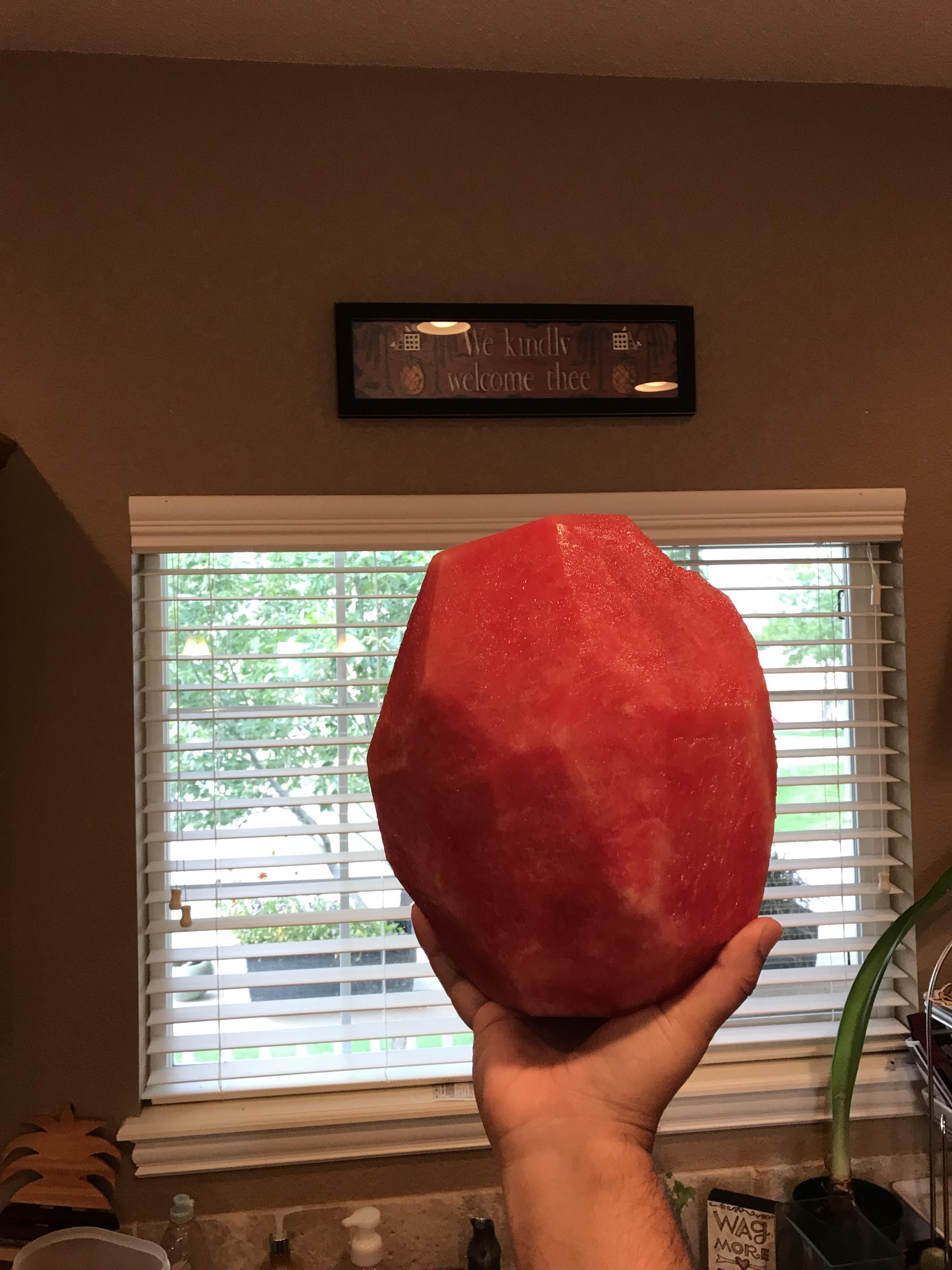 Sometimes when I cut up watermelons I like to cut them into giant rubies and run through the house like I’m Indiana Jones.