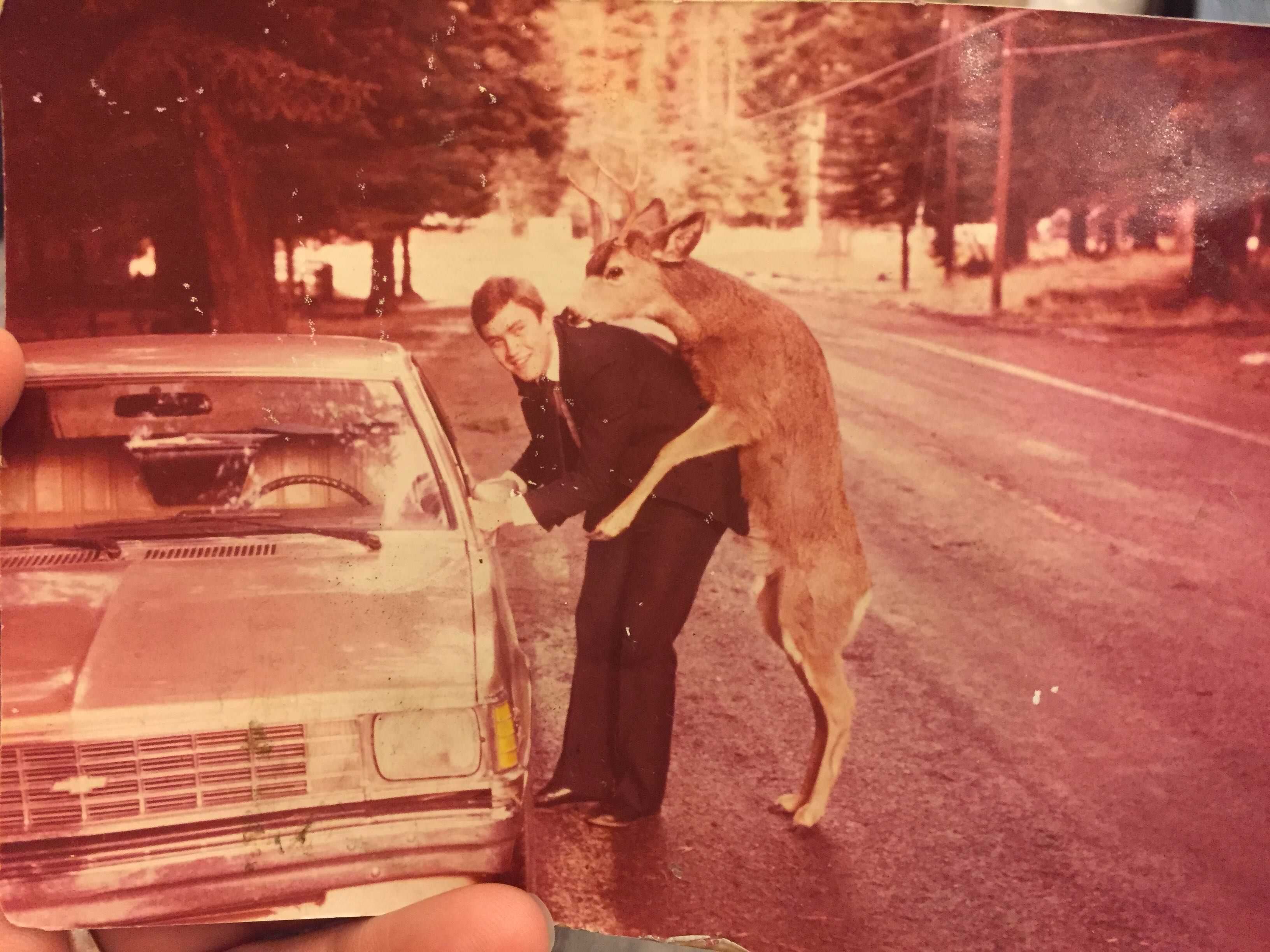 This happened unexpectedly to my dad's friend in Idaho circa 1980 while he was leaning into his car to get something