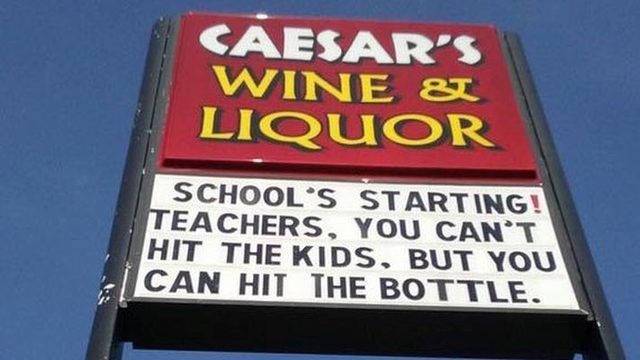 Back to school liquor specials for Memphis teachers.