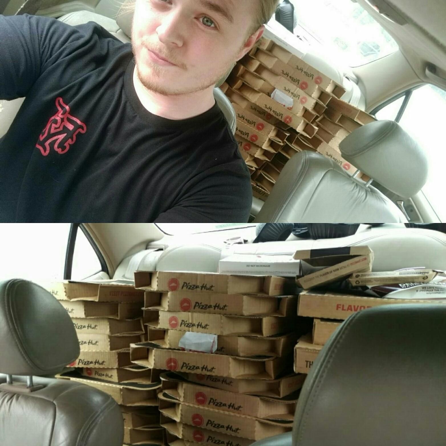 I'm the guy from your math books who has a ton of pizzas in their car