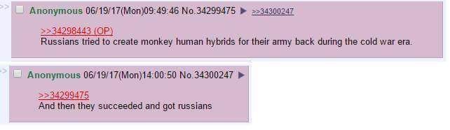 Could also replace russians by indians