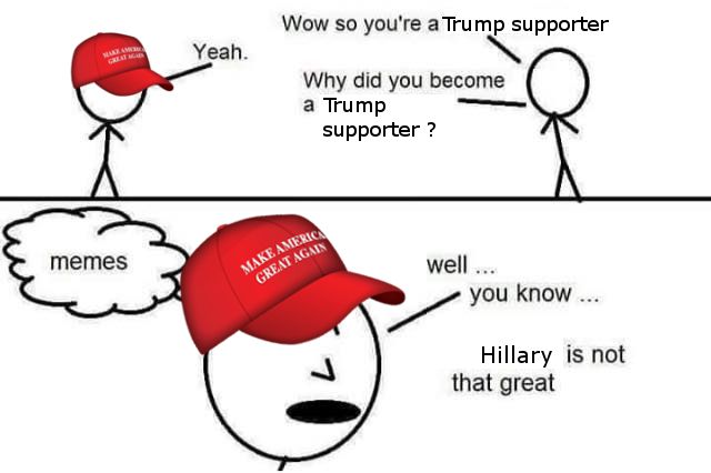 You still remember Trump, right guys ?