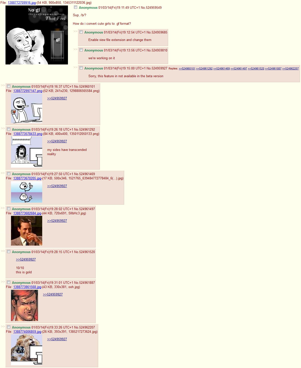 Anon is a literal beta